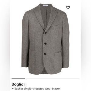 Boglioli K Jacket size 50, grey/blue color. Worn a few times.